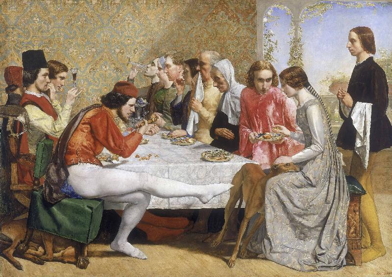 Sir John Everett Millais Isabella oil painting image
